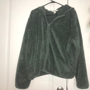 Plus Size Forever 21 Sherpa Hoodie
